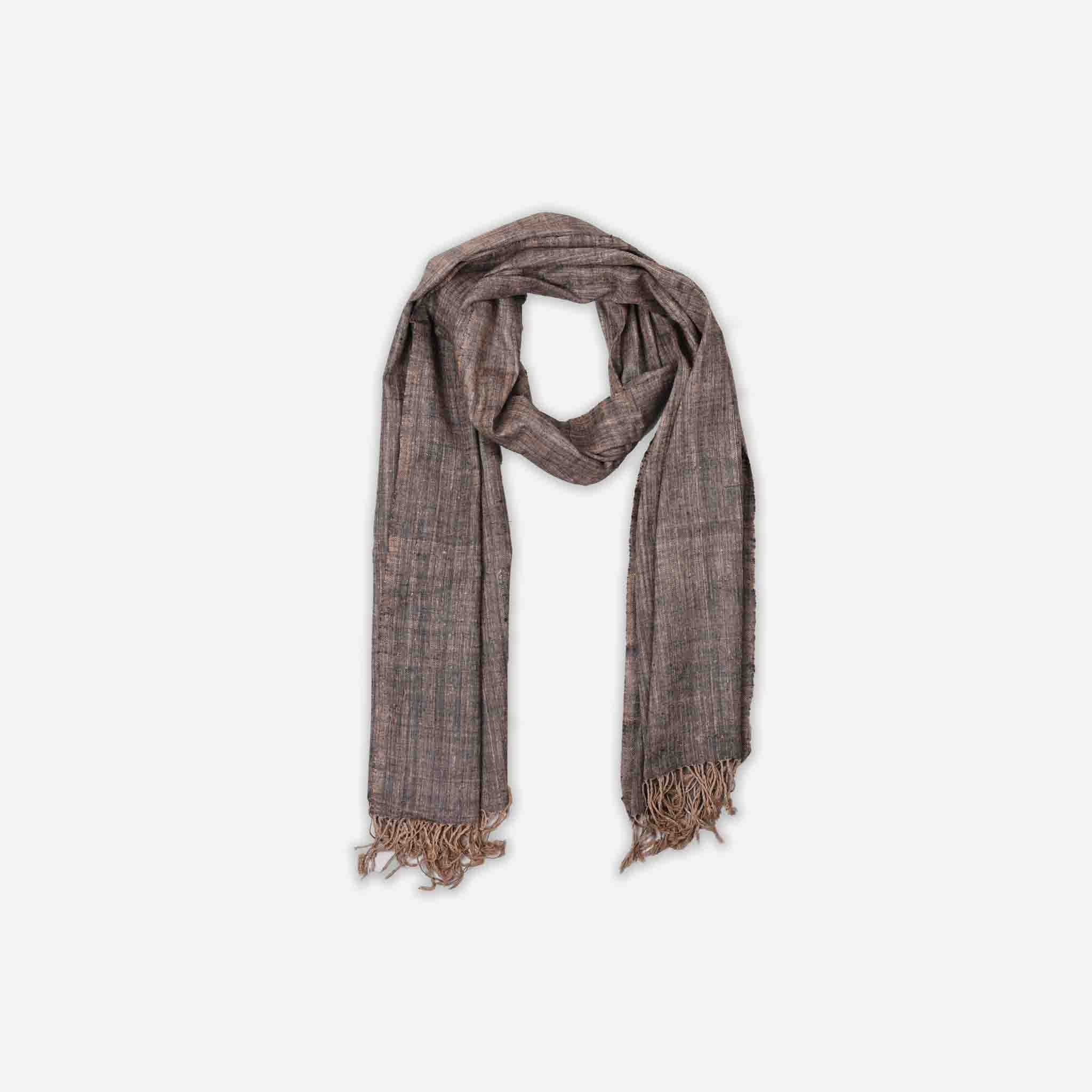 Kohima Beige Vegan Silk Stole
