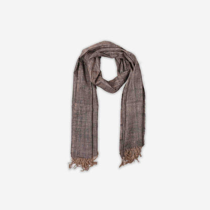 Kohima Beige Vegan Silk Stole