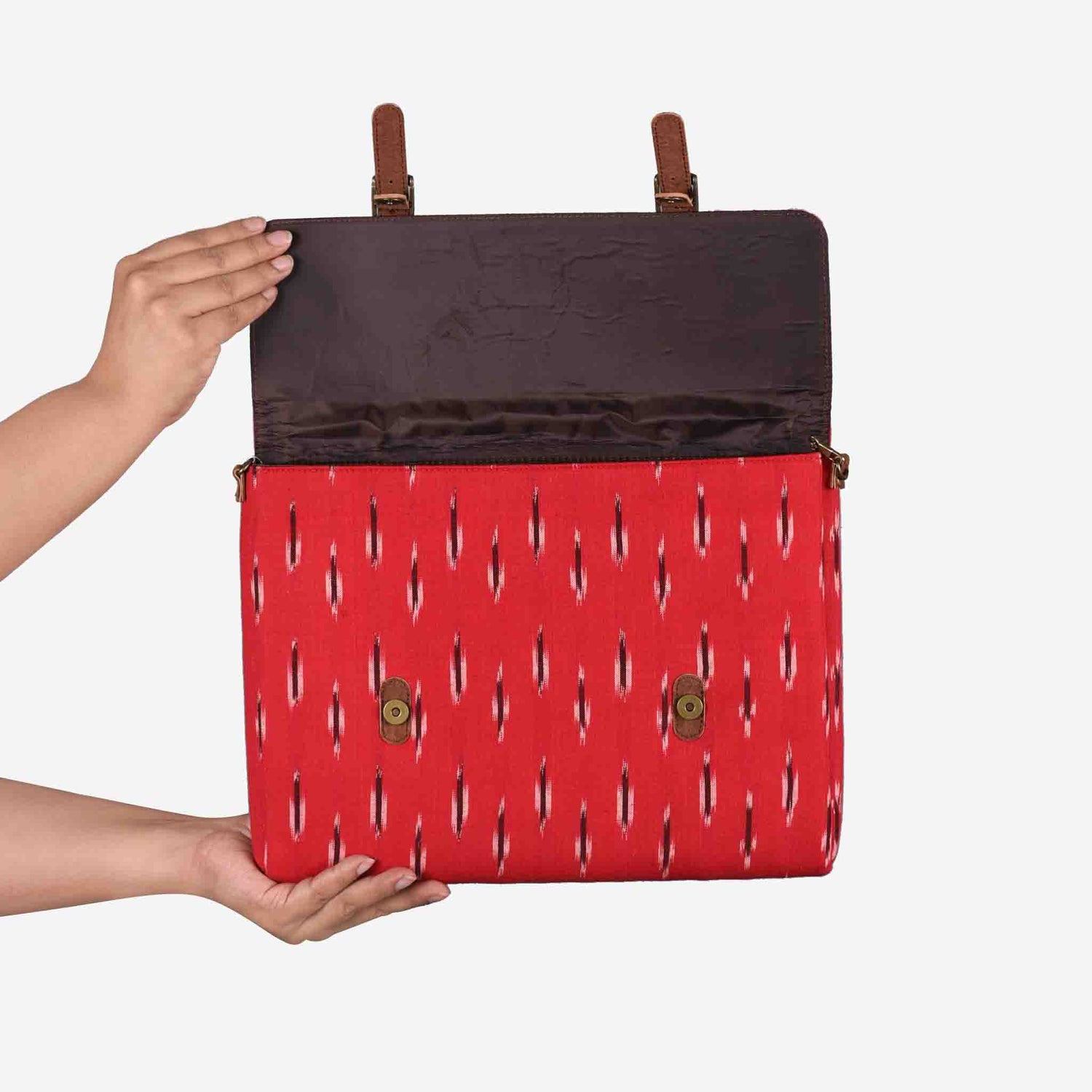 Red IKAT Weave Laptop Sleeve