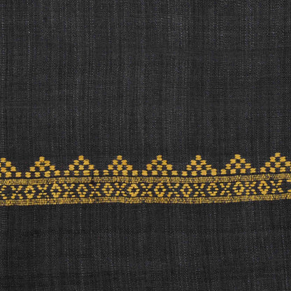 Tawang Grey Embroidered Vegan Silk Stole