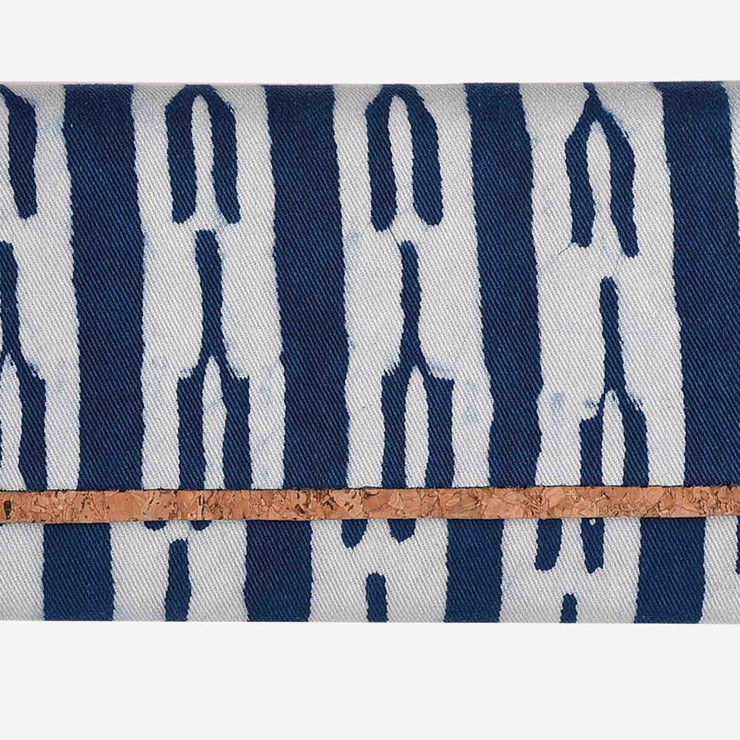 Indigo Fork Print Vegan Women’s Wallet
