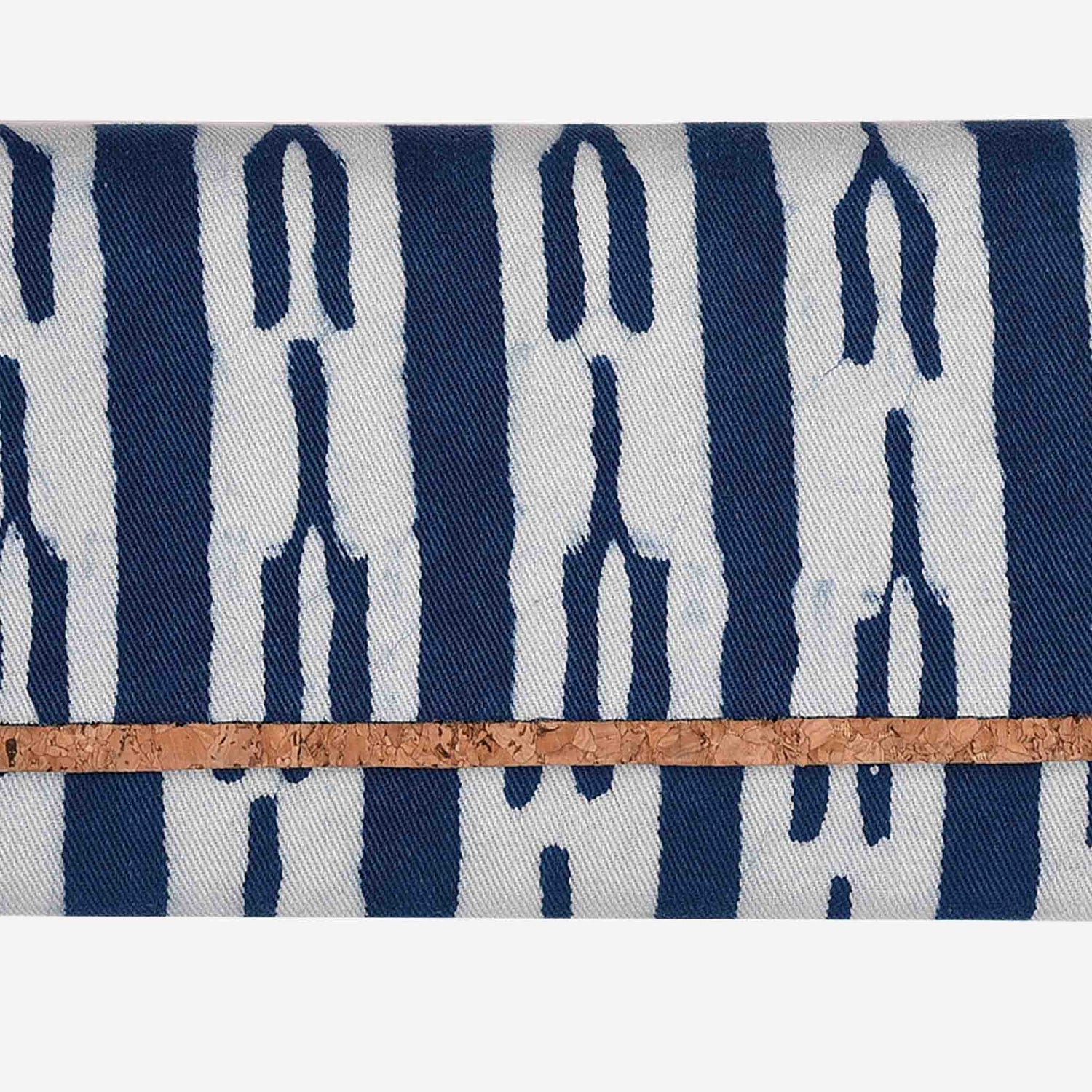Indigo Fork Print Vegan Women’s Wallet