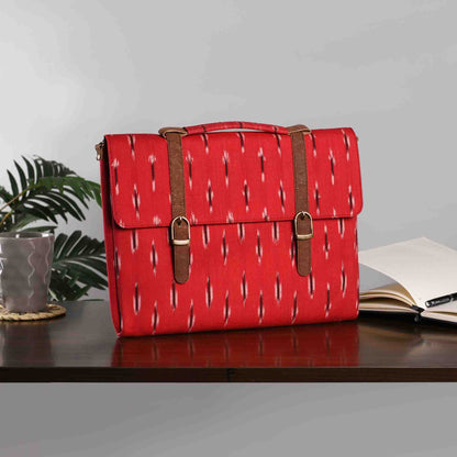 Red IKAT Weave Laptop Sleeve